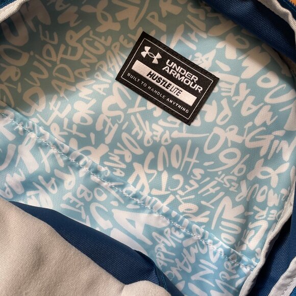 FIRM. Under Armour Storm TEAL Hustle Lite backpack Laptop bag, College, Camping - Picture 11 of 15